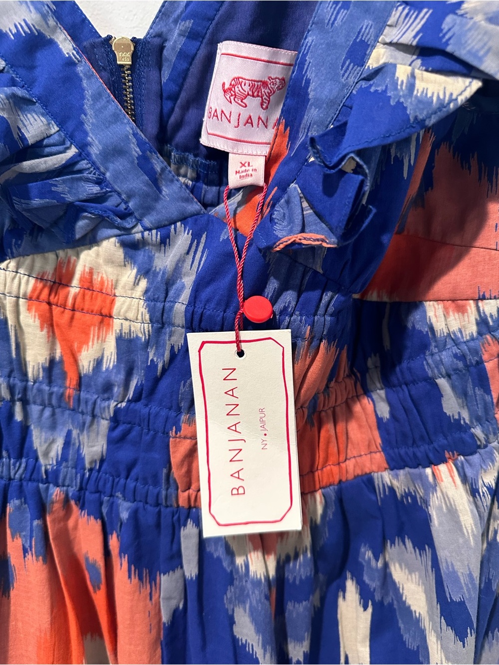 Banjanan Maya Dress Ikat Soladite sz XL -NWT - Picture 12 of 14